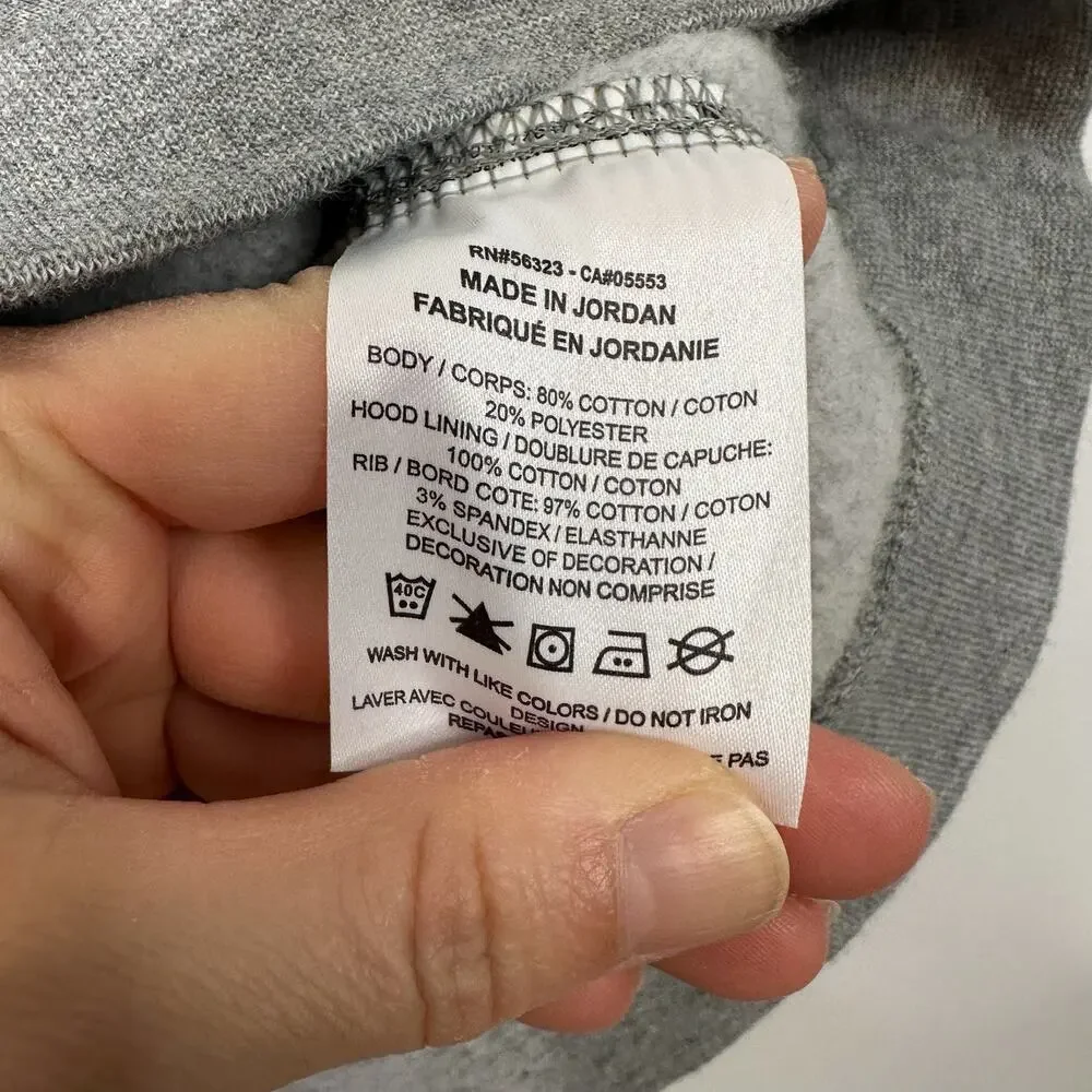 Nike Gray Front Pocket Hoodie Sweatshirt